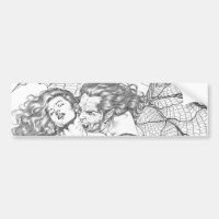 Le baiser du vampire par Al Rio - art de vampire