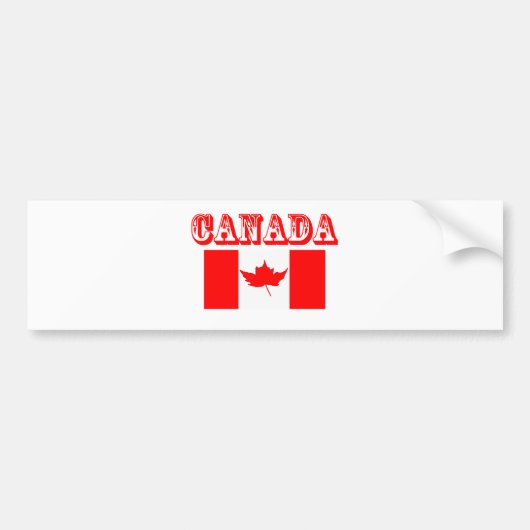 Autocollant De Voiture Le Canada (Devant)