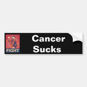 Autocollant De Voiture Le Cancer suce