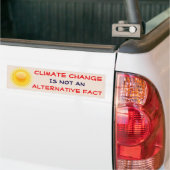 Autocollant De Voiture Le "changement climatique n'est pas un fait (Sur camion)