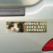 Autocollant De Voiture Le chat de butoir n'approuve pas Meme (En voiture)
