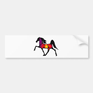 AUTOCOLLANT DE VOITURE LE CHEVAL ÈVE