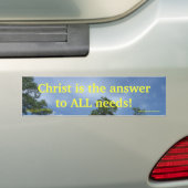 Autocollant De Voiture Le "Christ est la réponse." adhésif pour (En voiture)