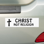 Autocollant De Voiture Le Christ - pas religion (En voiture)