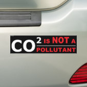 Autocollant De Voiture Le CO2 n'est pas un polluant (En voiture)