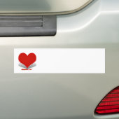 Autocollant De Voiture Le coeur saignant (En voiture)