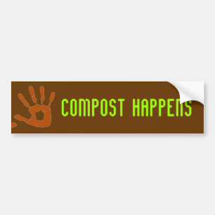 Autocollant De Voiture Le compost se produit
