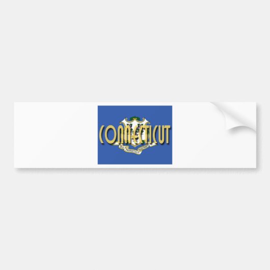 Autocollant De Voiture Le Connecticut (Devant)