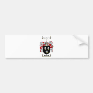 AUTOCOLLANT DE VOITURE LE CREST DE FAMILLE DE KENNEDY - MANTEAU DE
