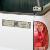 Autocollant De Voiture Le dollar d'Obama (Sur camion)