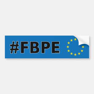 Autocollant De Voiture Le #FBPE suivent de retour la pro UE anti-Brexit