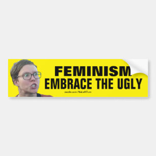 Autocollant De Voiture Le Féminisme Embrasse Les Mauvais