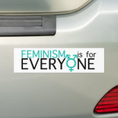 Autocollant De Voiture Le féminisme est pour chacun ! (En voiture)