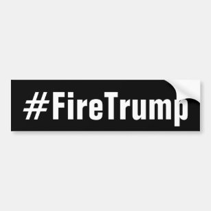 Autocollant De Voiture Le feu Donald Trump de FireTrump