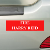 AUTOCOLLANT DE VOITURE LE FEU HARRY REID (En voiture)