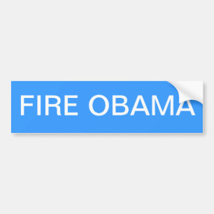 AUTOCOLLANT DE VOITURE LE FEU OBAMA