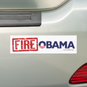 Autocollant De Voiture Le feu Obama (En voiture)