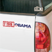 Autocollant De Voiture Le feu Obama (Sur camion)