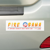 Autocollant De Voiture Le feu Obama (En voiture)