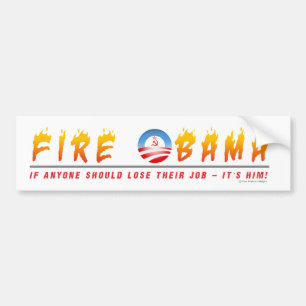 Autocollant De Voiture Le feu Obama