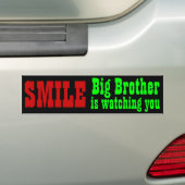 Autocollant De Voiture Le frère vous observe bumpersticker (En voiture)