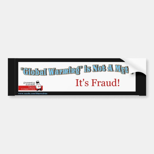 Autocollant De Voiture le *GW est Fraud_Bumpersticker (Devant)
