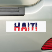 AUTOCOLLANT DE VOITURE LE HAÏTI (En voiture)