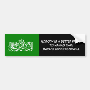 Autocollant De Voiture le hamasliberationflag, personne est un meilleur