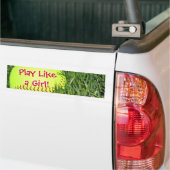 Autocollant De Voiture Le jeu aiment une fille (Sur camion)