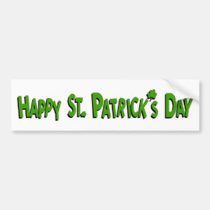 Autocollant De Voiture Le jour de St Patrick heureux