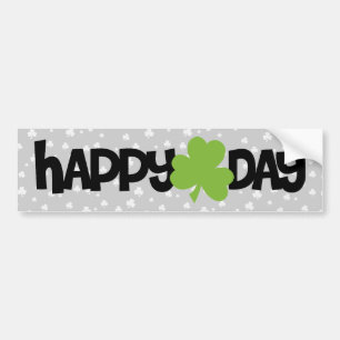 Autocollant De Voiture Le jour de St Patrick heureux