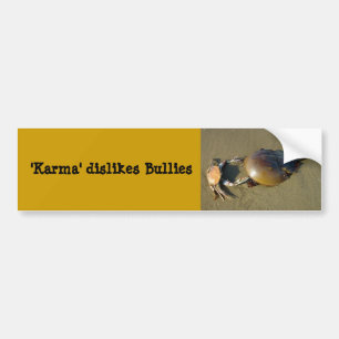 Autocollant De Voiture Le karma déteste l'adhésif pour pare-chocs 7 de