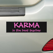 Autocollant De Voiture Le KARMA, est le meilleur professeur (En voiture)