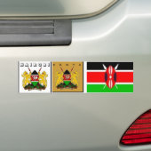 AUTOCOLLANT DE VOITURE LE KENYA (En voiture)