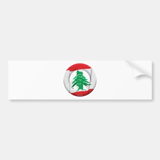 Autocollant De Voiture Le Liban (Devant)