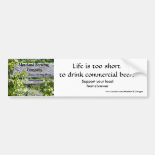 Autocollant De Voiture Le logo de Moreland Brewing Company, soutiennent