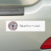 Autocollant De Voiture Le logo de tribu de techno (En voiture)