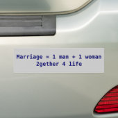 Autocollant De Voiture le mariage est… (En voiture)