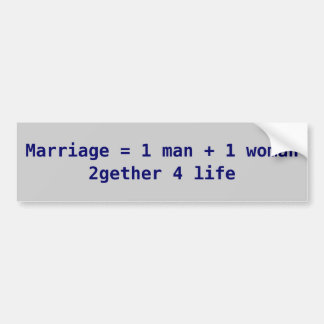 Autocollant De Voiture le mariage est…