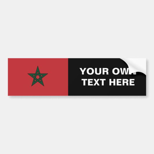 Autocollant De Voiture Le Maroc (Devant)