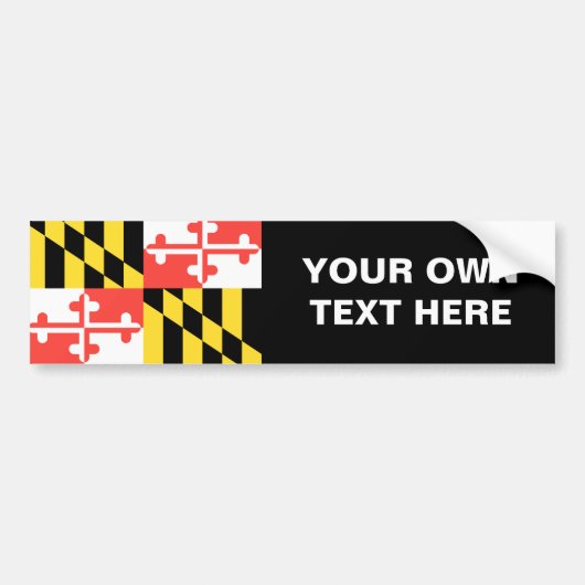 AUTOCOLLANT DE VOITURE LE MARYLAND (Devant)