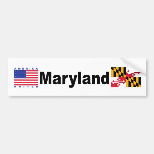 Autocollant De Voiture Le Maryland (Devant)