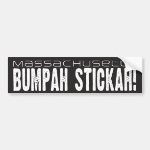 Autocollant De Voiture Le Massachusetts Bumpah Stickah ! Adhésif pour