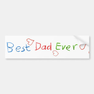 Autocollant De Voiture Le meilleur papa jamais