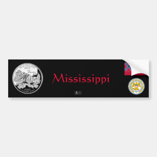 AUTOCOLLANT DE VOITURE LE MISSISSIPPI
