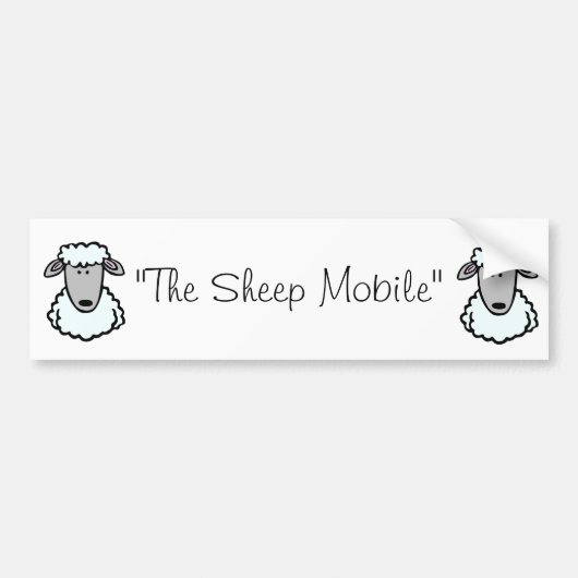 Autocollant De Voiture Le mobile de moutons (Devant)