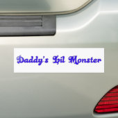 Autocollant De Voiture le monstre de daddy (En voiture)