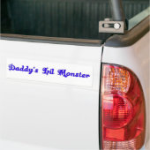 Autocollant De Voiture le monstre de daddy (Sur camion)