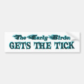 Autocollant De Voiture Le premier Birder obtient le coutil (Devant)