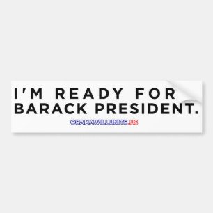 Autocollant De Voiture Le Président adhésif pour pare-chocs de Barack